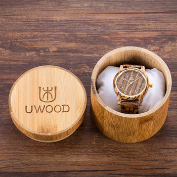 Sun Valley Mid Size Wood Watch